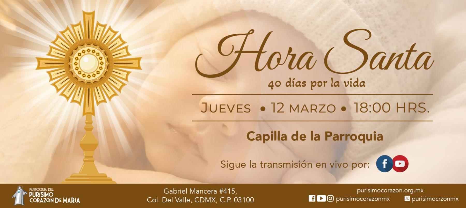 Hora Santa | 12 marzo 2026